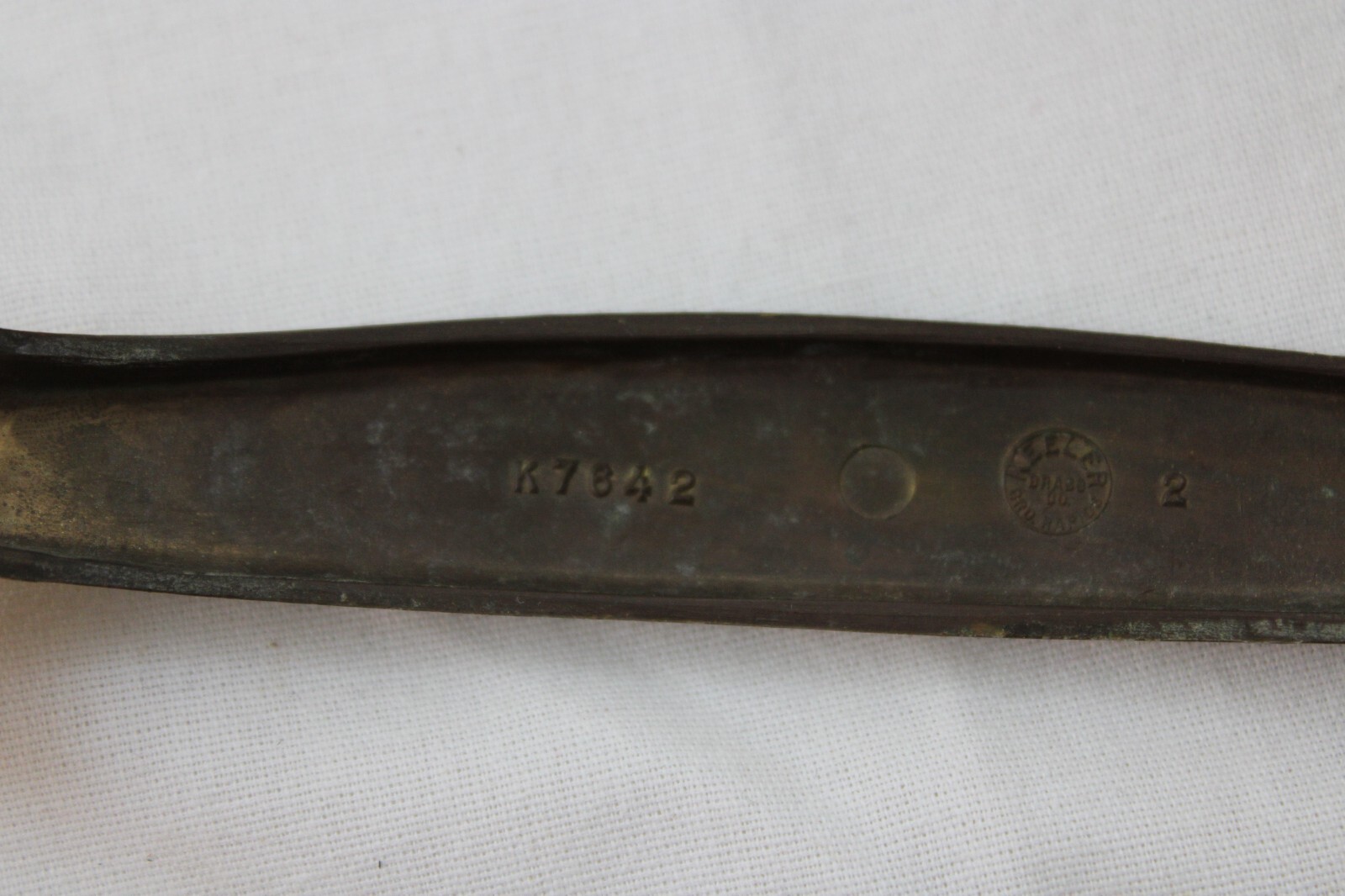 5 Vintage Keeler Brass Co Drawer Pulls Cabinet Handles MCM 7641 (4) & 7642 (1)