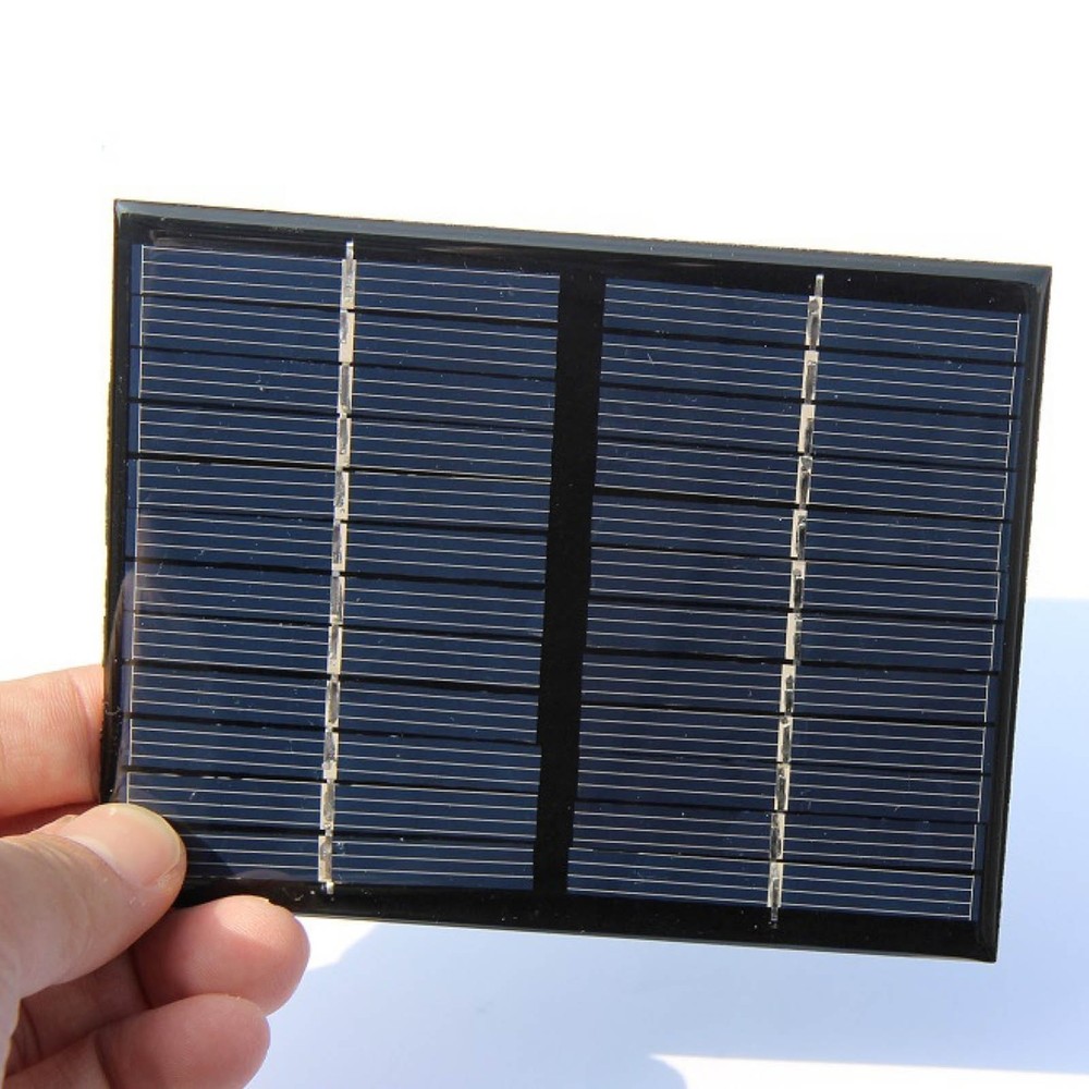 2Pcs Solar Panel Cell Module Epoxy Charger For Charging Cellphones DC Batteries