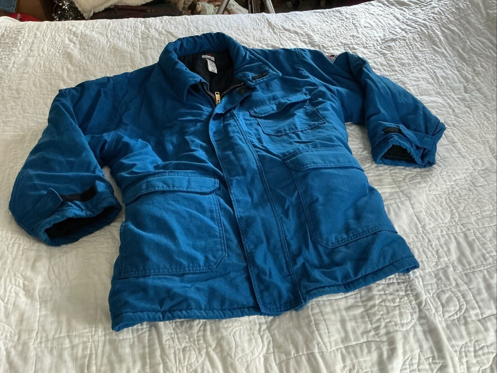 Bulwark Fr Jacket Size XXL Flame Resistant Royal Blue