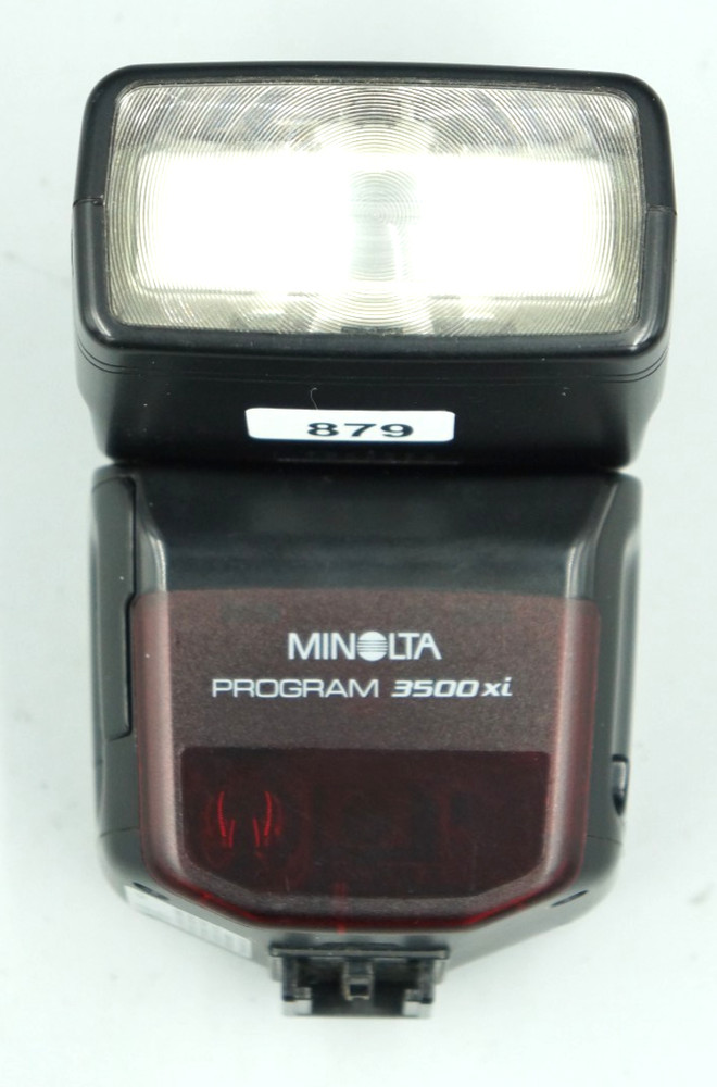Minolta Program 3500xi Speedlight Flash ~Works~ #879