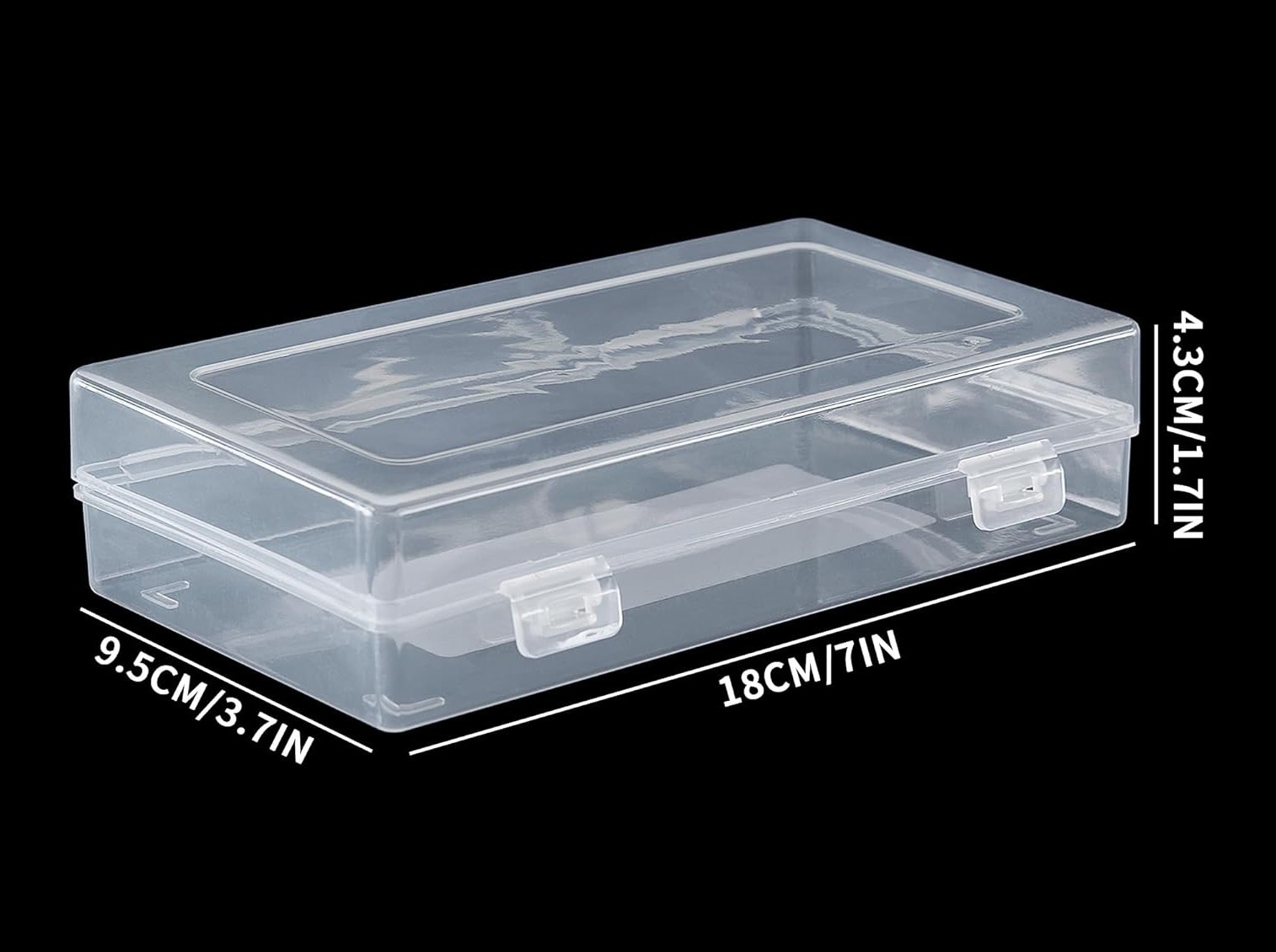 200 Pack Clear Paper Money Currency Sleeve Bag Holder 4 US Dollar Bill w/ Case