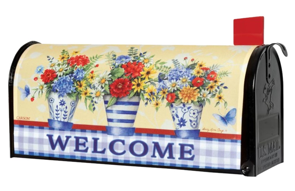 Summer Trio Nylon Mailbox Cover