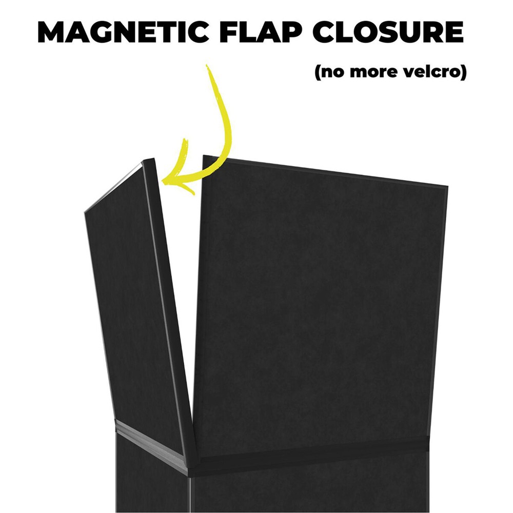 V-FLAT WORLD Foldable V-Flat 2.0, Black/White #00120