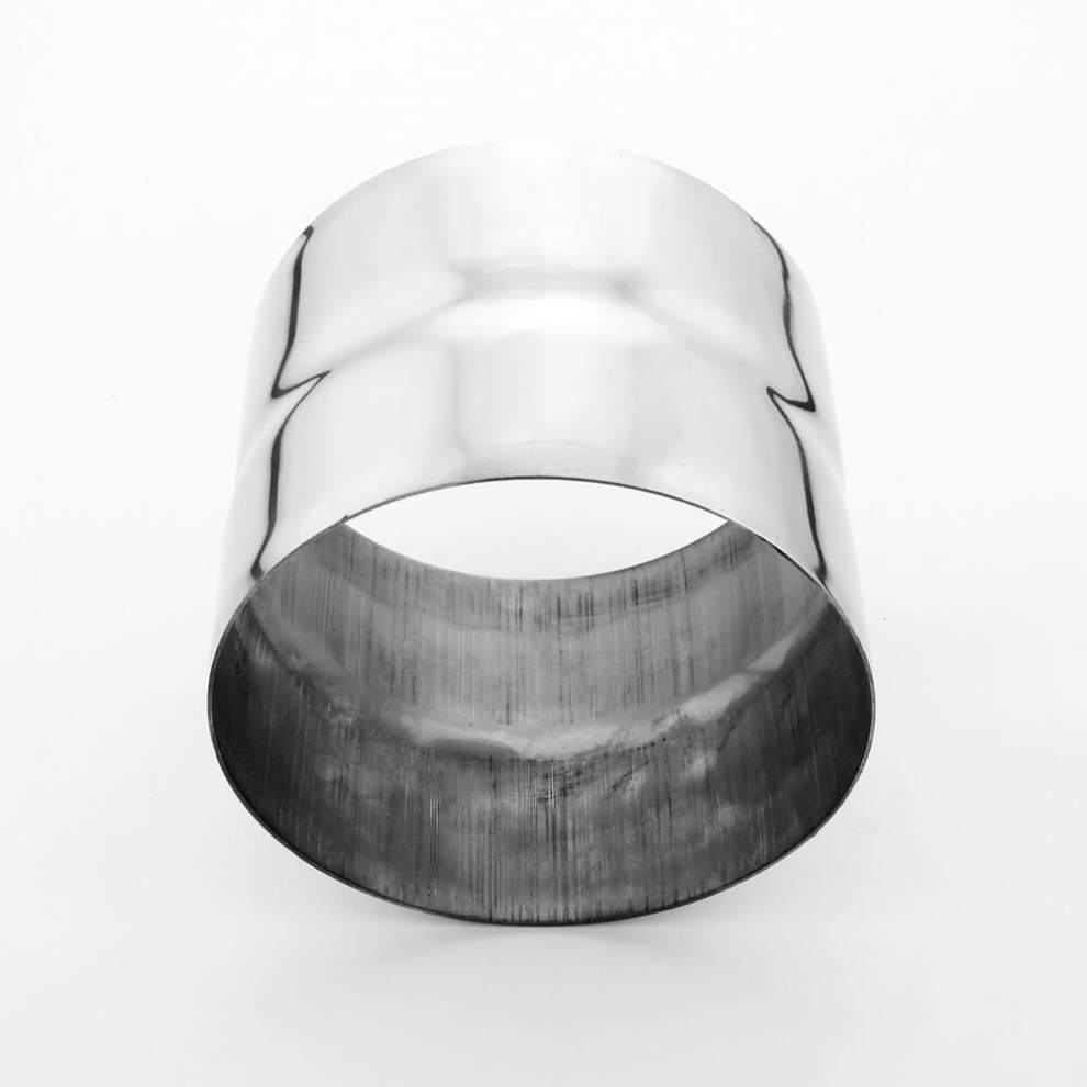 6" ID to 6" ID Wood Stove Flue Pipe Adapter 304 Stainless Steel Polished 5" Long