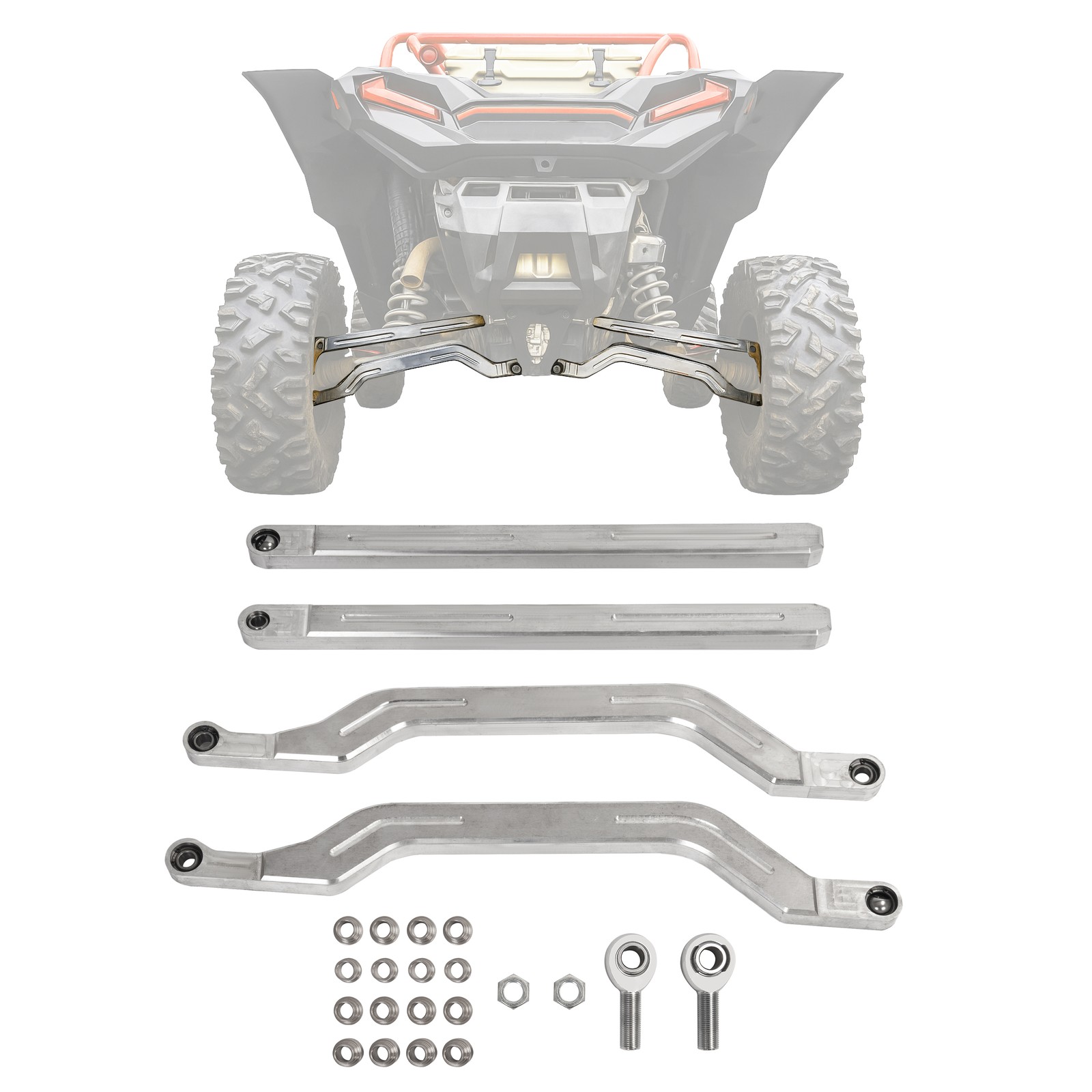 Rear Aluminium Radius Arms / Rods For Polaris RZR XP 1000 / RS1/ Turbo 2014-2023