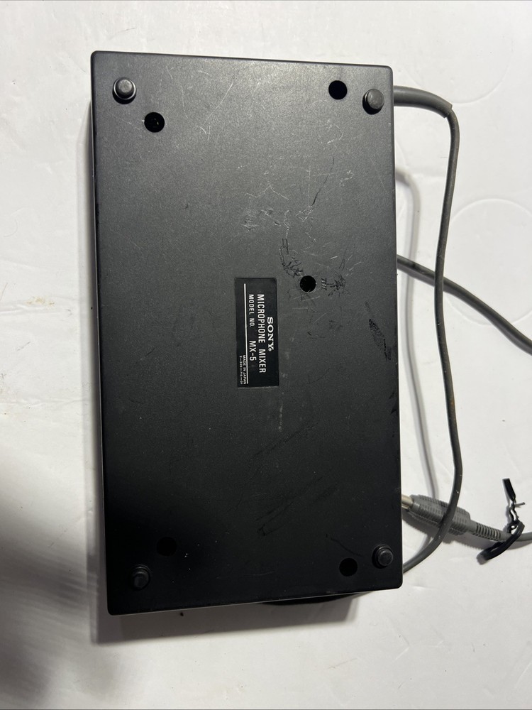 Sony MX-5 / 3 Channel Stereo Microphone Mixer Untested As-Is