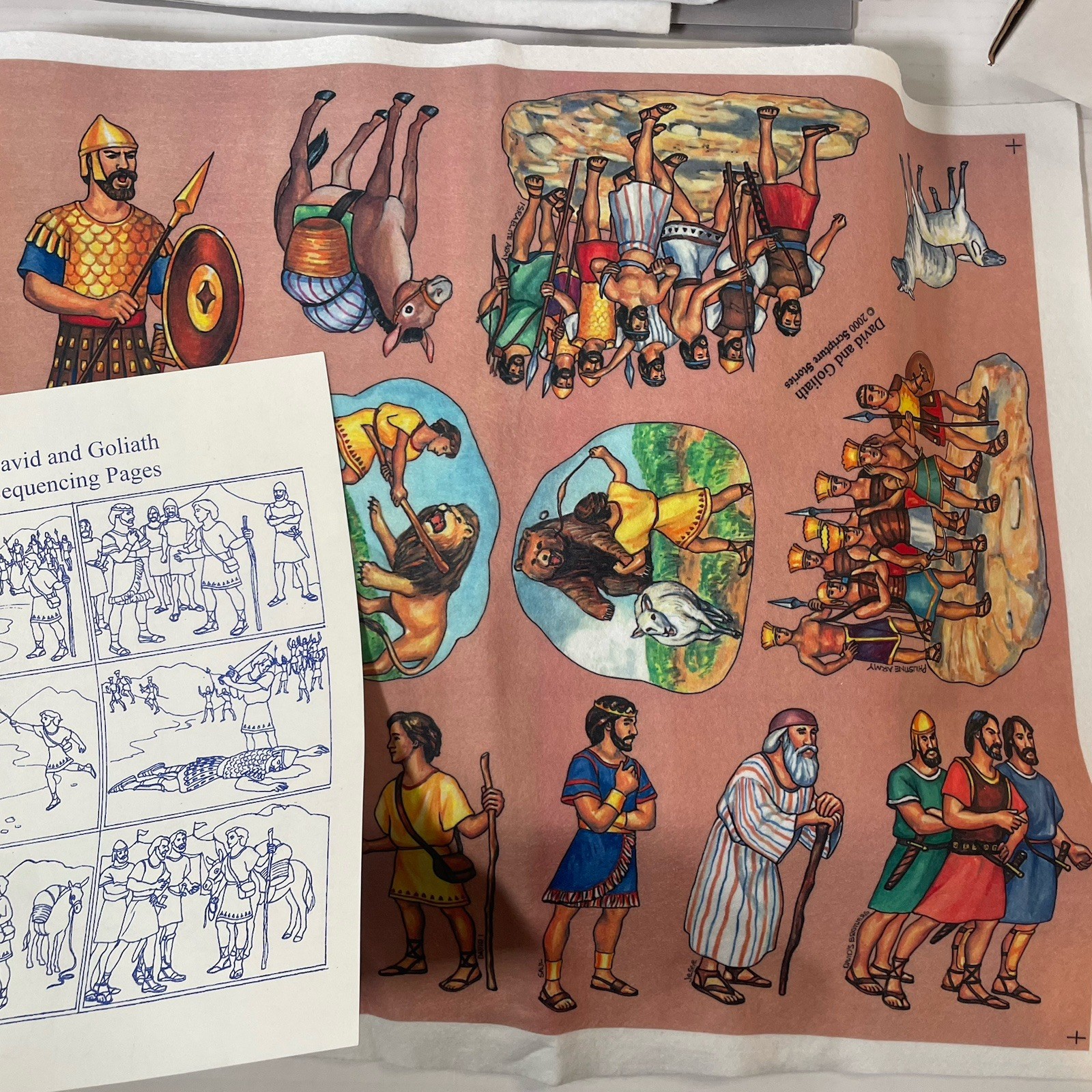 Bible Story Felt Flannel Board Sunday Home School 4 Stories Joseph David Daniel