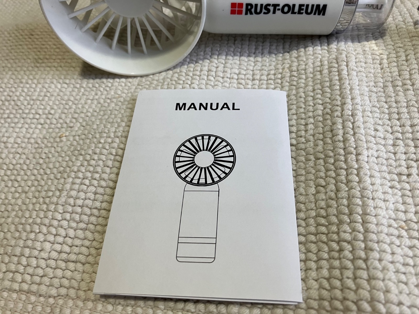 Rustoleum Advertising Rustoleum hand held cool mist fan