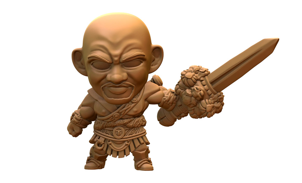 Capsule Chibi - Bardbarian (Sword)