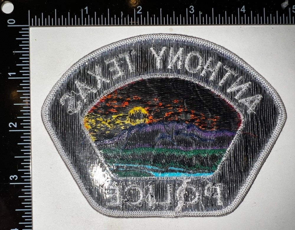 Anthony TX Texas Police Department Patch
