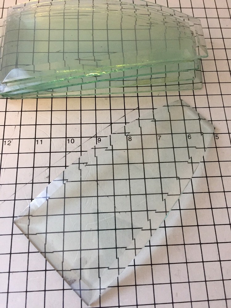 6 pieces Bent Lamp Light Bevels