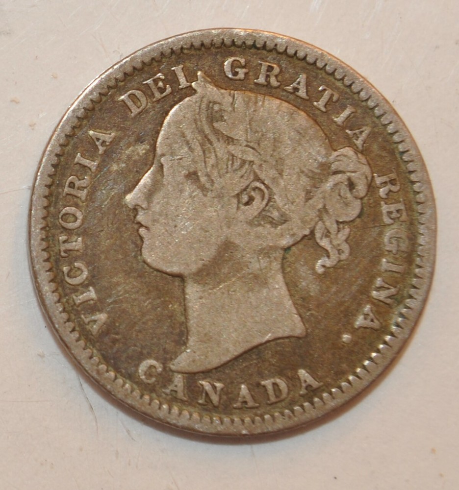 1901 Canada 10 Cents Silver