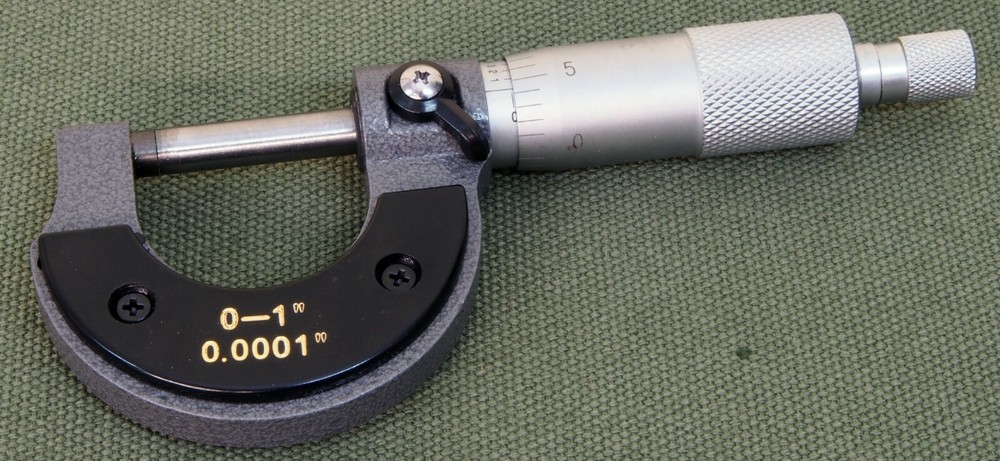 MECHANICAL MICROMETER FOR PRECISION MEASUREMENTS, Inch 0.0001.