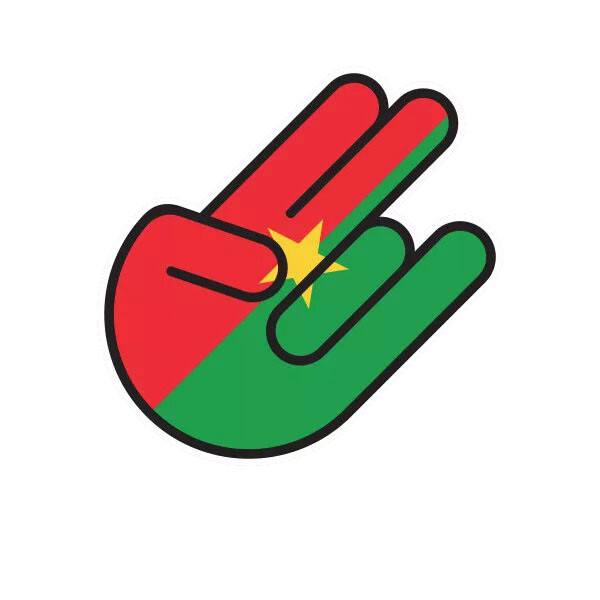 Burkinabe Shocker Sticker Decal