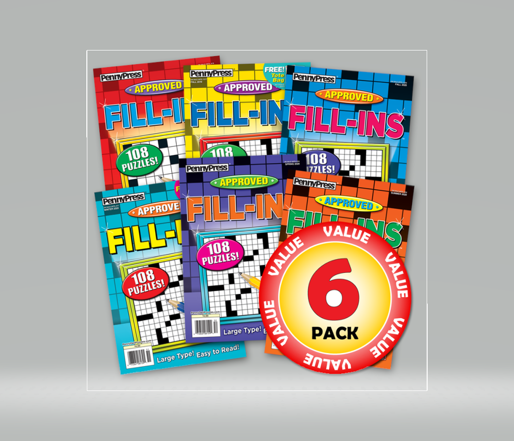 Penny Press Letterboxes 4-issue Puzzle Fun Pack