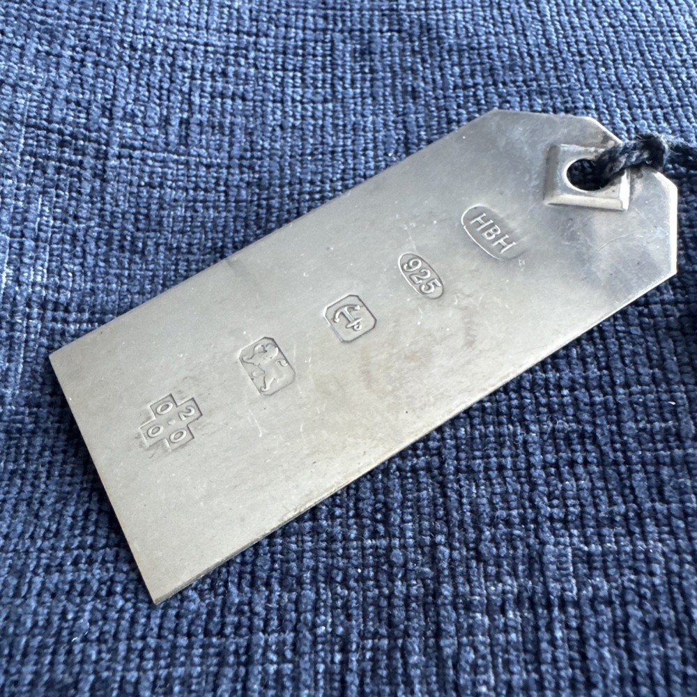 sterling silver ingot book mark