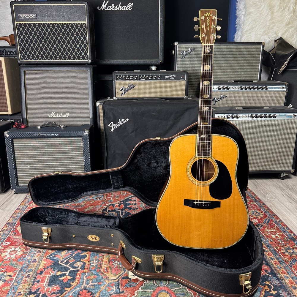 Morris W100 X-Braced Dreadnought MIJ Hand Built