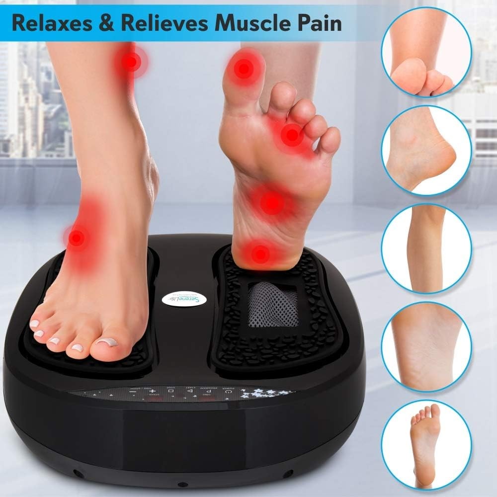 SereneLife SLFTMSG20 Hurtle Foot Massage Machine (Open Box)