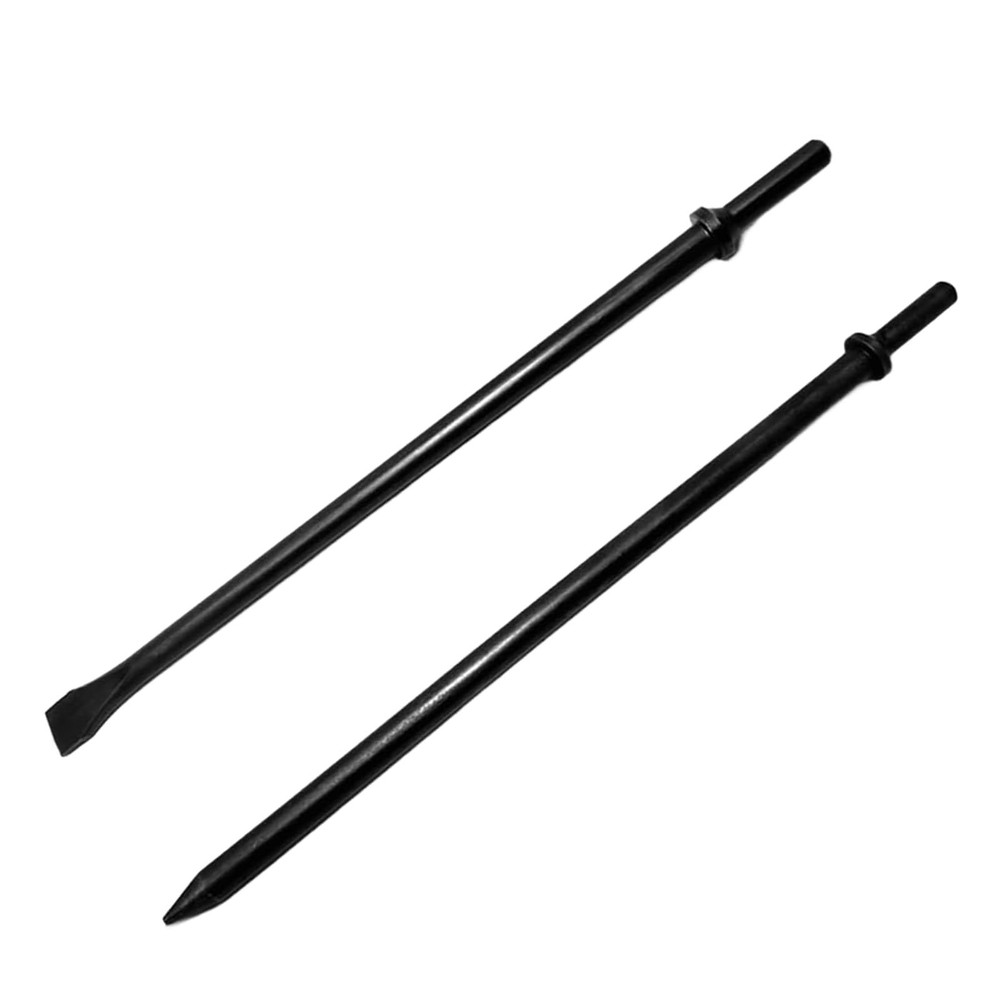 Pneumatic Cold Chisel Set, 3/4" Width 14" Long Air Pneumatic Hammer, Flat and...