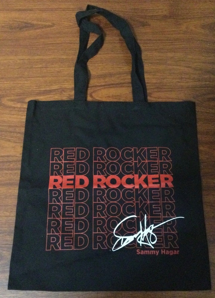 OFFICIAL SAMMY HAGAR RED ROCKER VAN HALEN TOTE BAG BRAND NEW