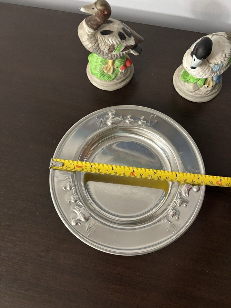 Vintage Denmark Silver Plated Duck Plate