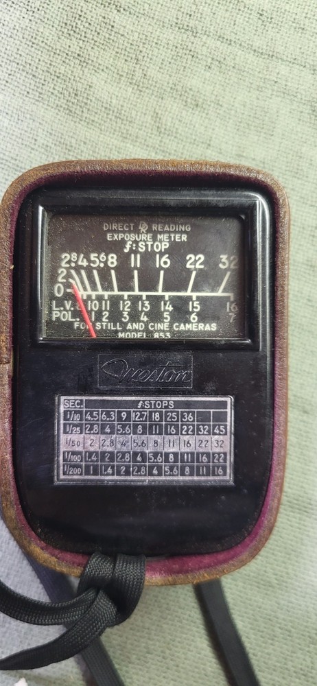 Weston Exposure Meter – Vintage Working Light Meter with Original Case
