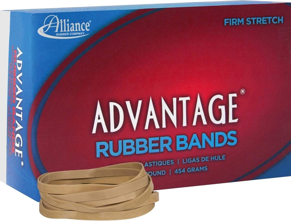 Advantage Rubber Bands Pound Box Tan