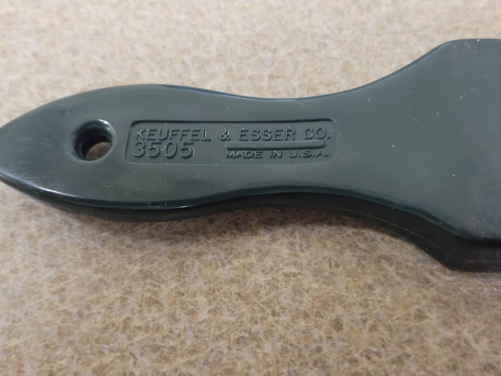 Vtg K&E Keuffel & Esser Refillable Plastic Pencil Pointer w/ Flint Paper Sheets