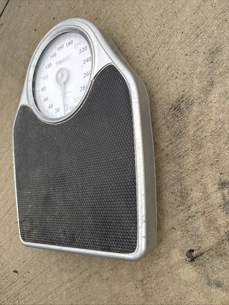 Thinner Extra-Large Dial Analog Precision Bathroom Scale, Analog Bath Scale