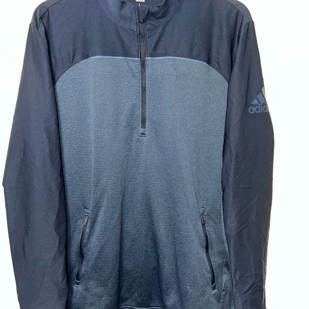 Adidas Golf Blue Half-Zip Sweater