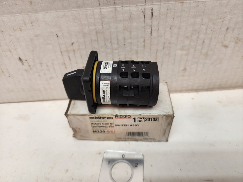 Ridgid 20138 Replacement Forward/Reverse Switch K-60SP Drain Cleaning machine