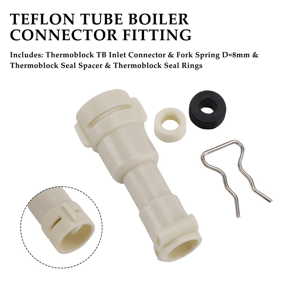 ThermoBlock Inlet Connector Kit for Philips Coffee Machine Water Heating Element