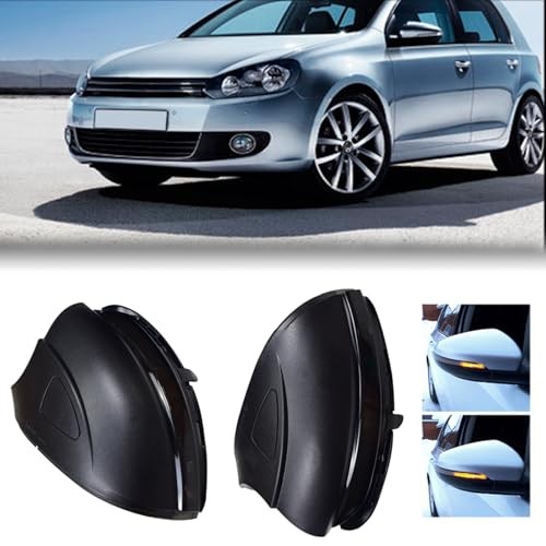 Sequential LED Turn Signal Side Mirror Indicator Light Compatible with VW GOLF