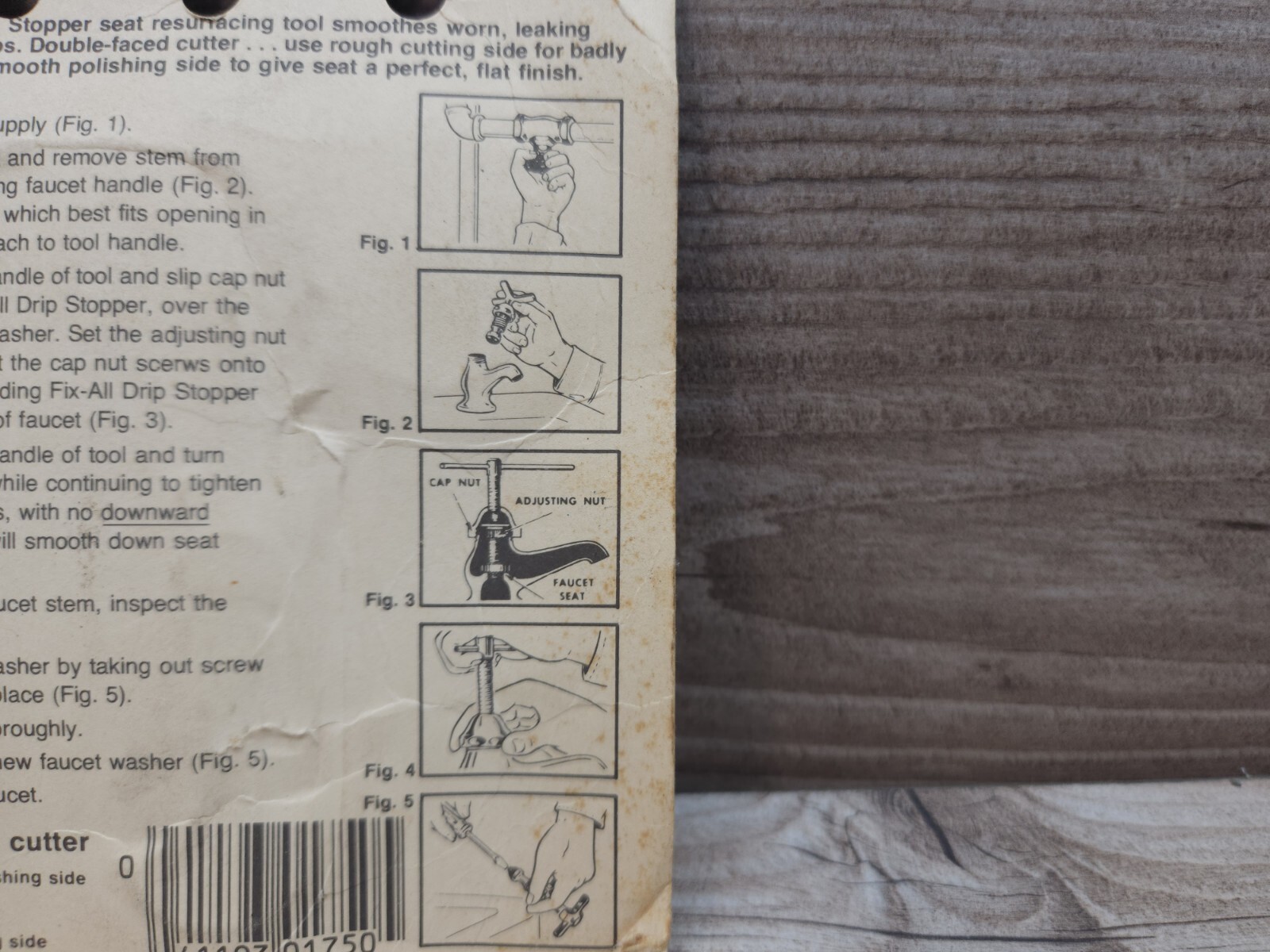 Vintage CS Fix All Faucet Drip Stopper No. 3120AC Vintage NOS Fix-All Smoothes