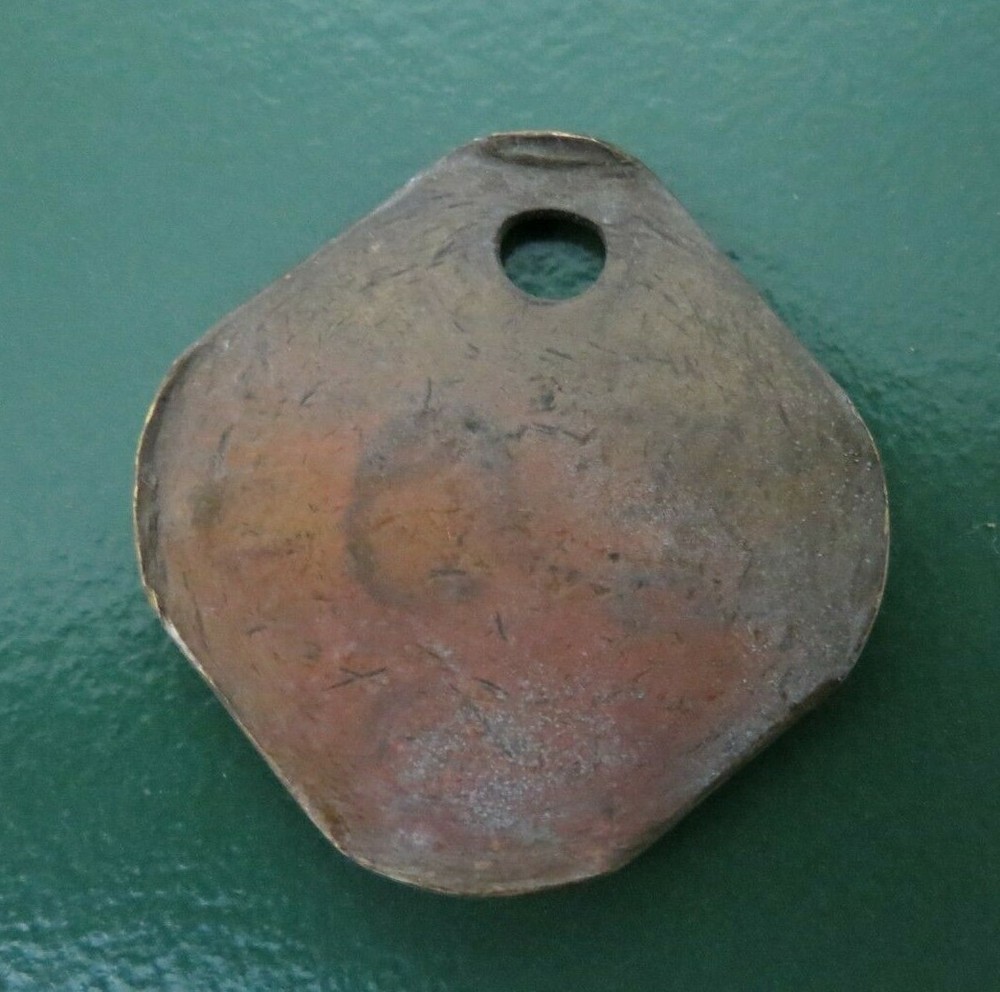 KELLINGLEY Colliery Pit Check Tally - marked KELL 3503