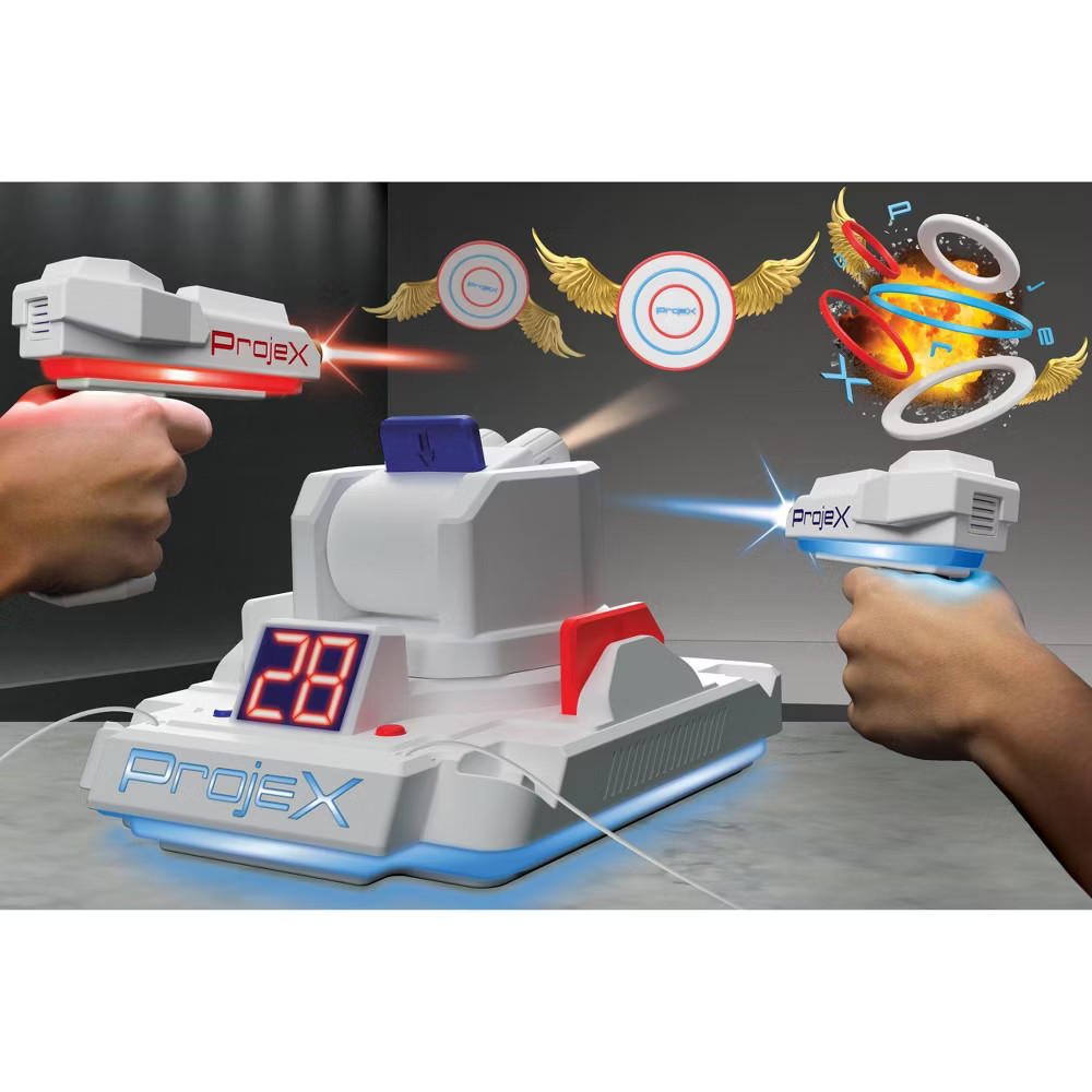 ProjeX Image Projecting Arcade Game 1PC Blasters 5 Built-In Games Projected