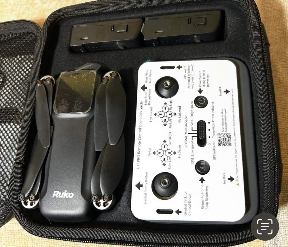 RUKO U11 PRO DRONE GPS AUTO RETURN FOLDABLE QUADCOPTER With CAMERA -,NEW