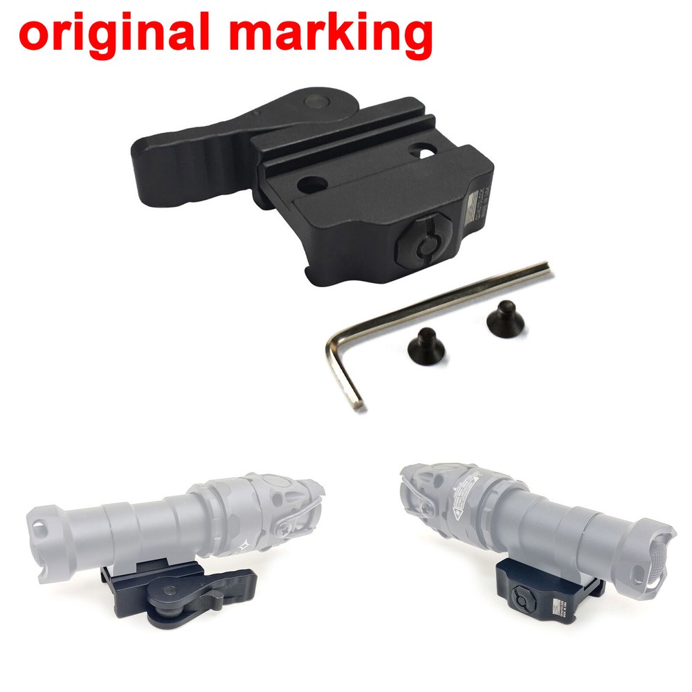 QD Lever Quick Release Flashlight Mount Base Adapter for M300 M600 Series Light