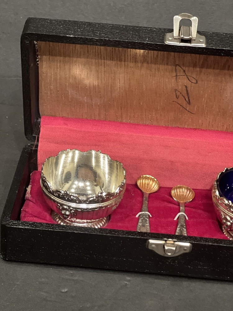 Silver Plated Salt & Pepper Cellars