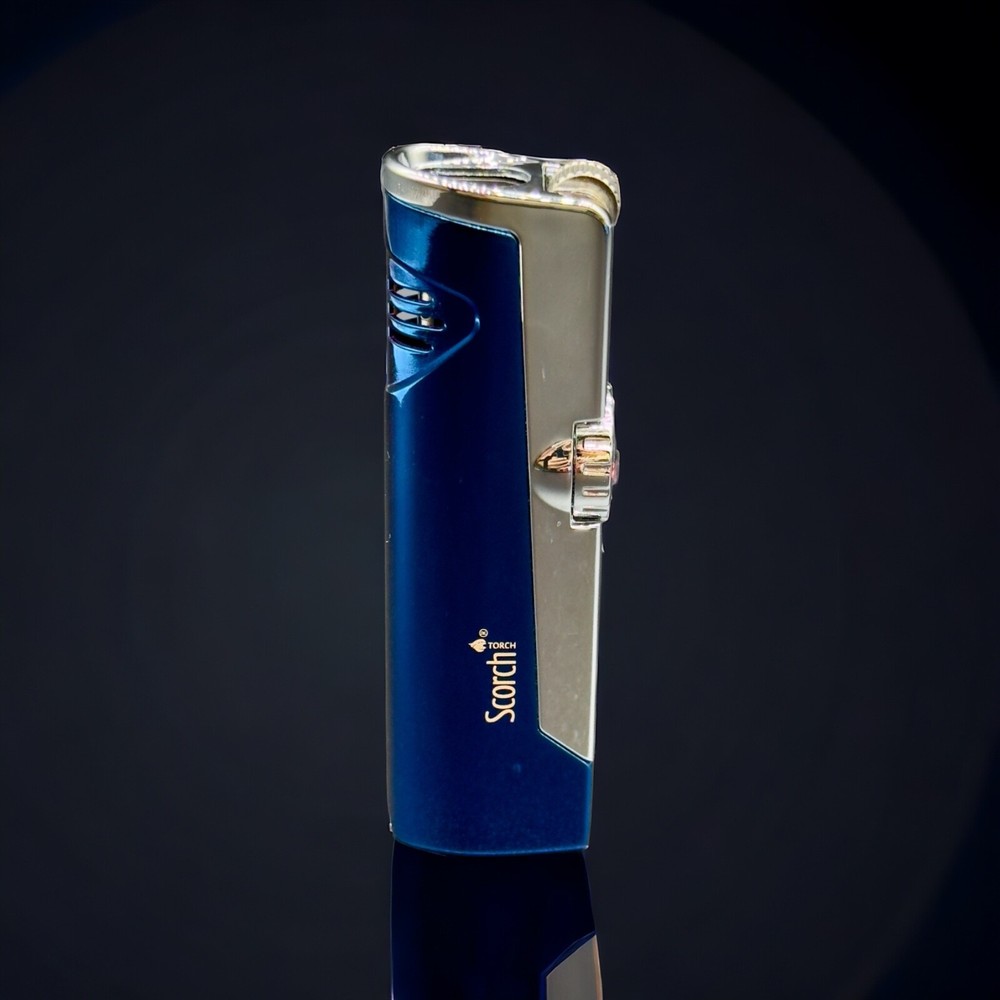 SCORCH TORCH Double Flame Butane Refillable Torch Lighter 61636