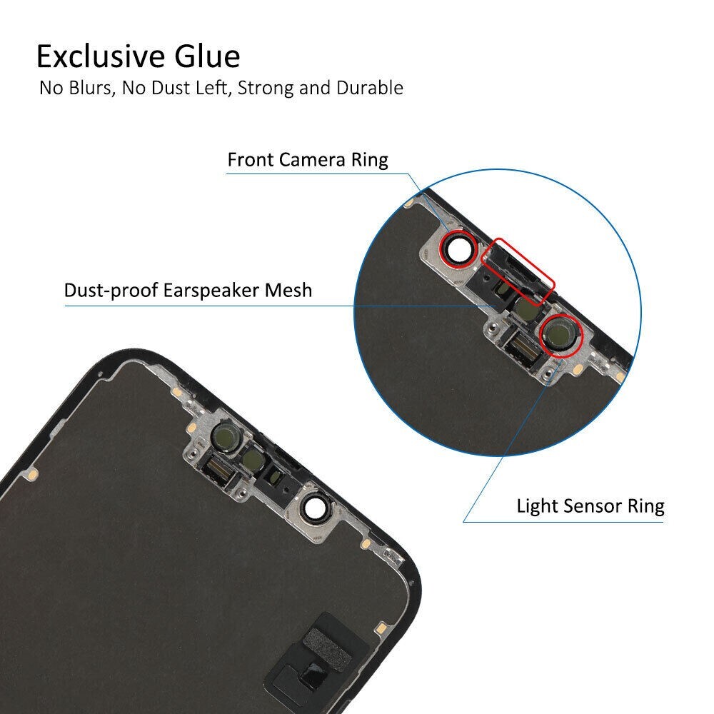 US For iPhone 14 Display LCD Touch Screen Digitizer Assembly Frame Replacement