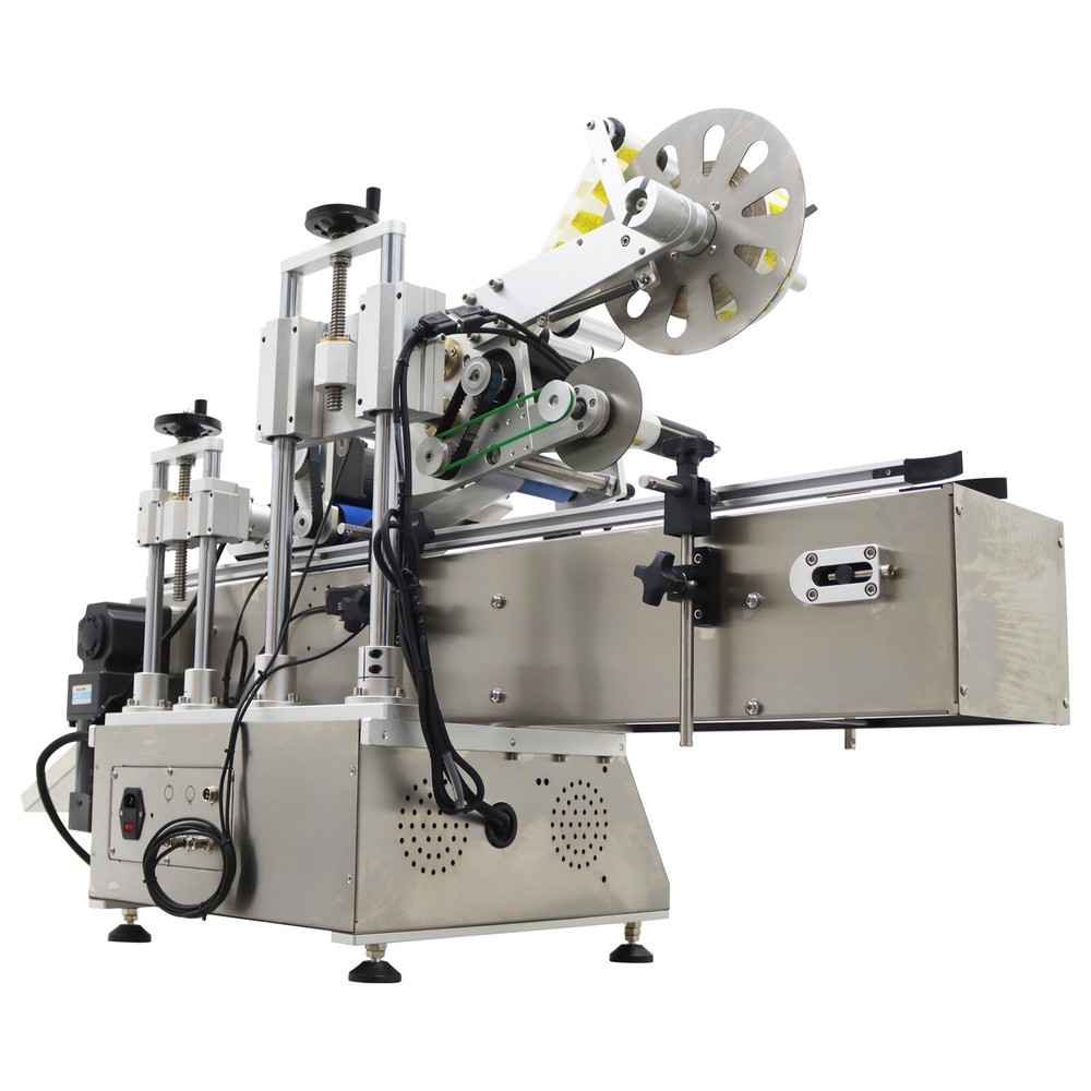 Automatic Desktop Roller Conveyor Horizontal Labeling Machine Touchscreen 110V