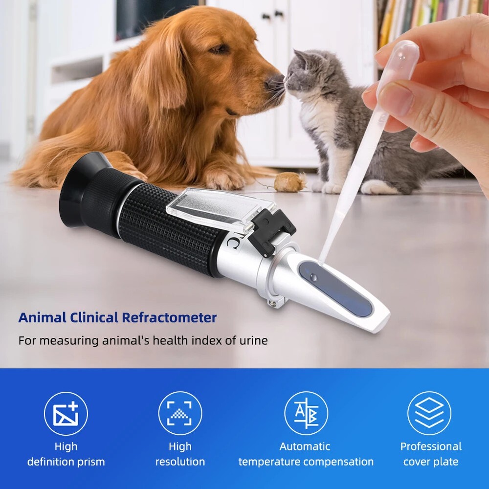 Cat Dog Urine Refractometer Professional Pet Protein Hemoglobin Specific Gravity