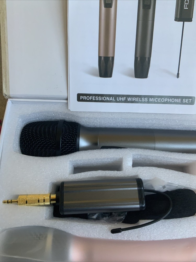 FDUCE Wireless Professional Universal Microphone Duel Handheld System