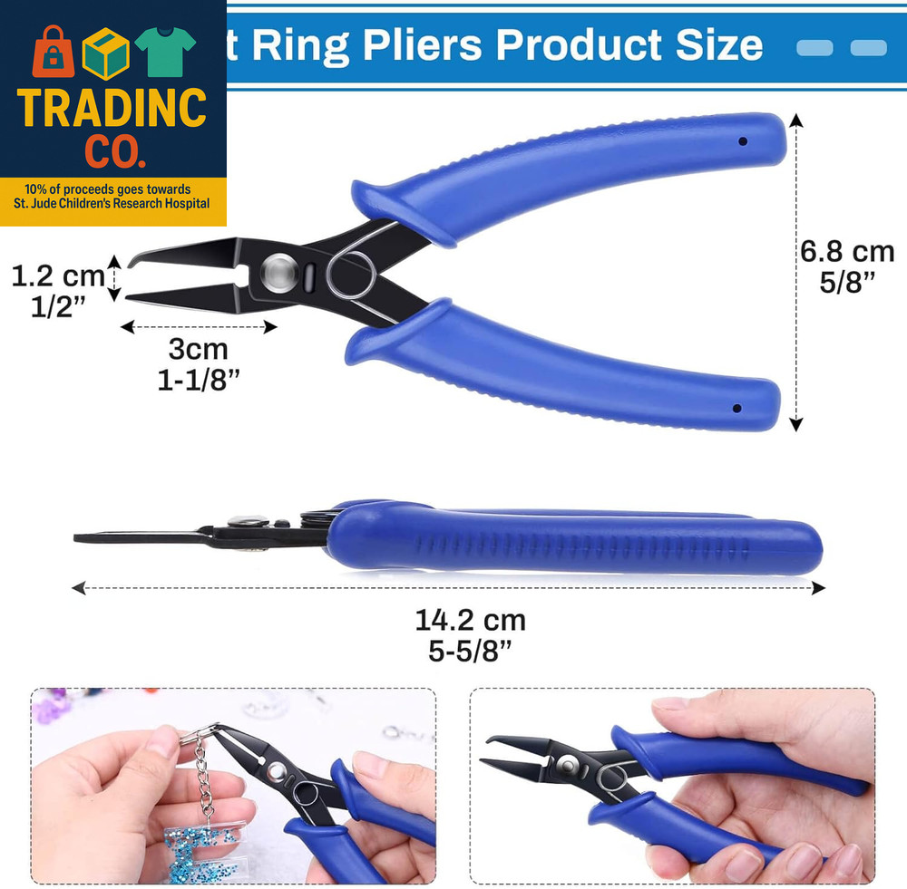 Split Ring Opener Tool - Keychain Pliers for Jewelry Making
