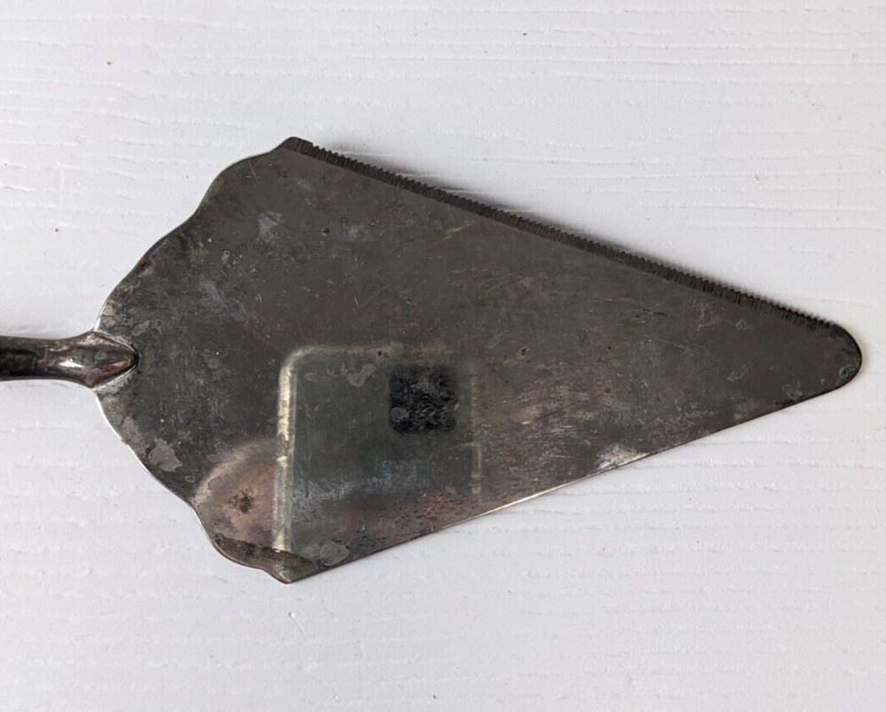 vintage Silverplate and Stainless Steel Ornate Cake Server