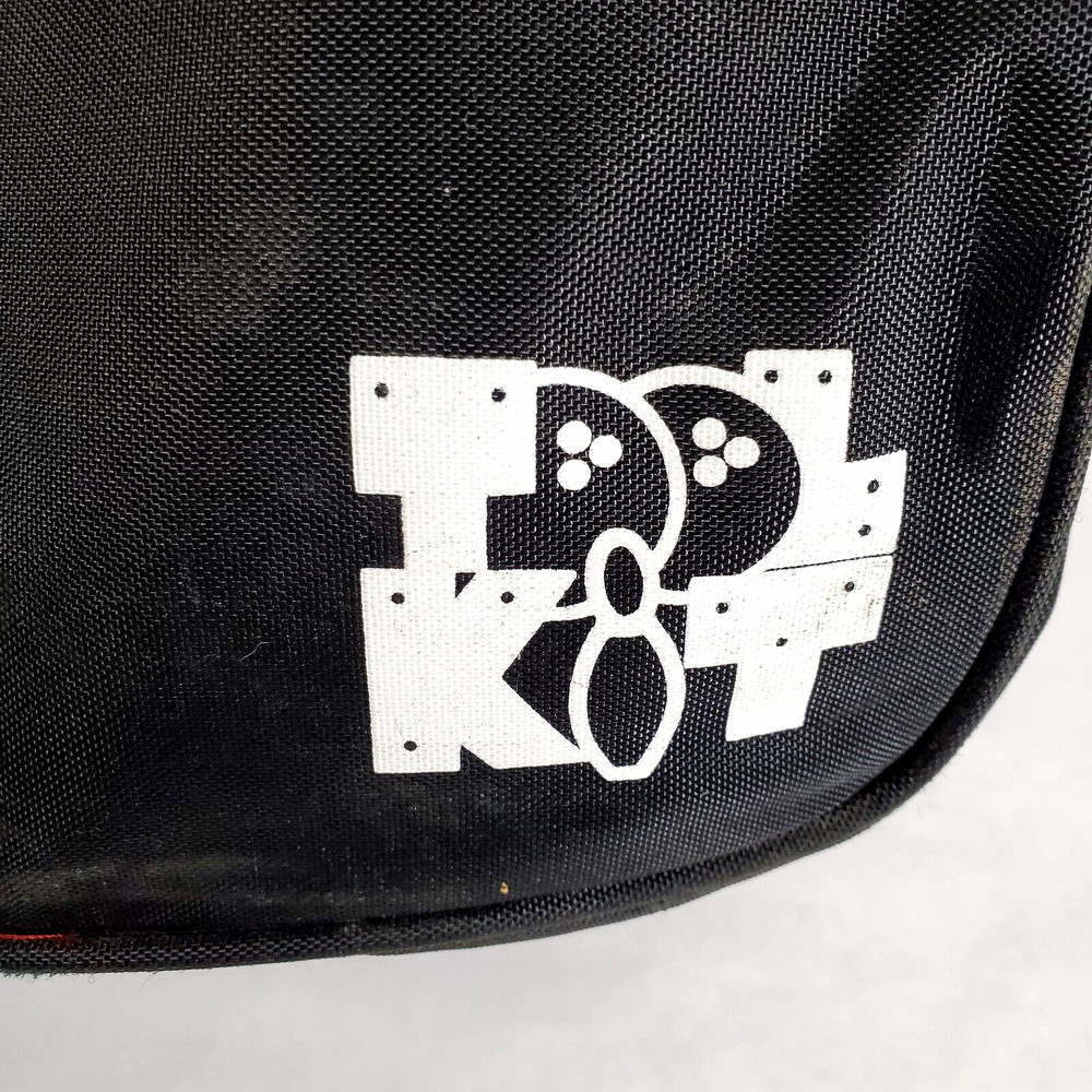 Tool Kit Single Ball Bowling Bag Black With Shoulder Strap Zip Closure