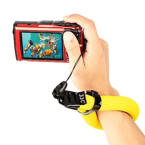 Waterproof Camera Float Strap Phone Float Strap for Olympus TG-7 Small Yellow