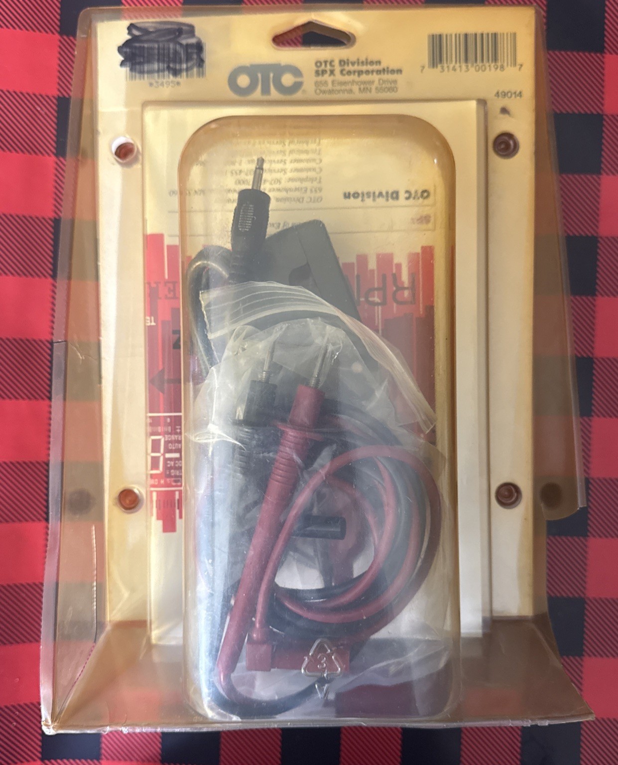 NEW VINTAGE OTC TOOLS 3495 AUTOMOTIVE MULTIMETER SERIES 50 & TEST LEADS NOS USA