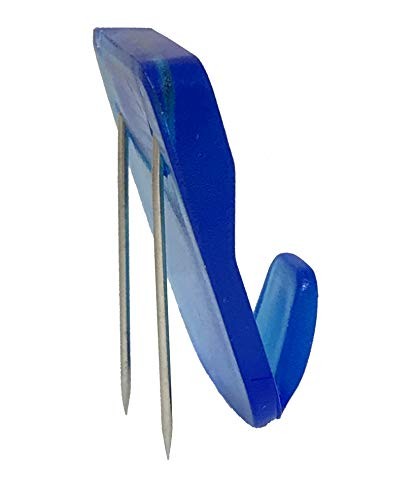 (12 Pack) CWC1053 Cubicle Fabric Partition Panel Hooks, Assorted Color